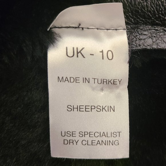 Stylish Mid-Length Front Tie Sheepskin Coat - Picture 4 of 14